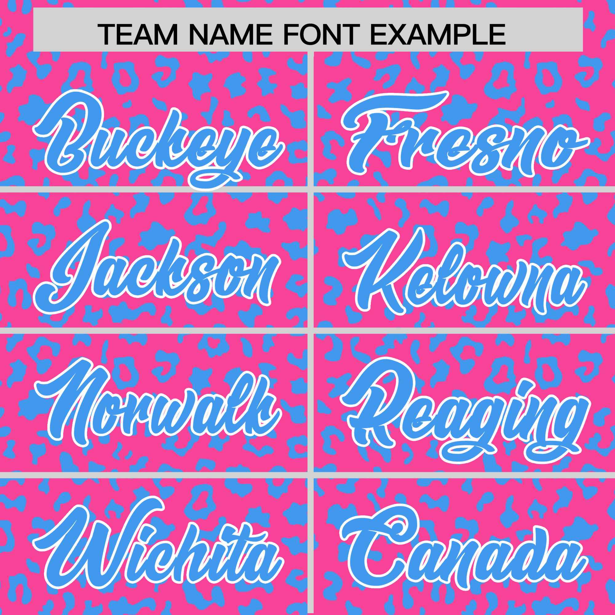 Custom Pink Powder Blue Varsity Full-Zip Letterman Leopard Print Jacket Hoodie