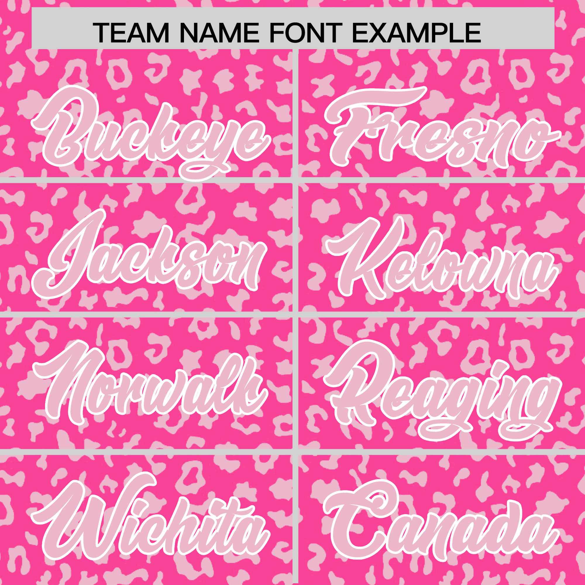 Custom Pink Light Pink Varsity Full-Zip Letterman Leopard Print Jacket Hoodie