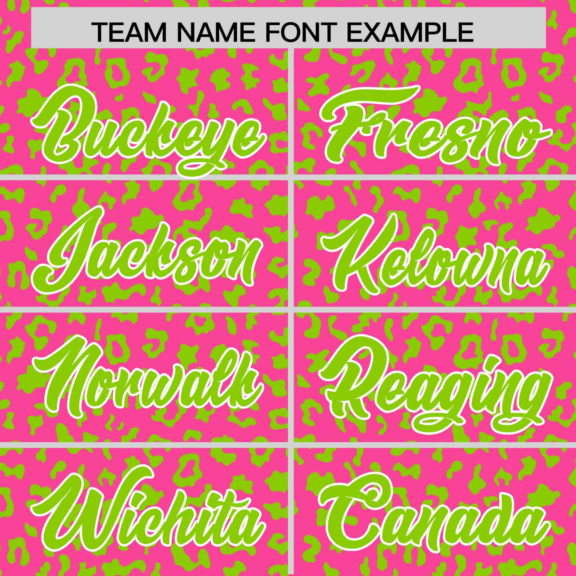 Custom Pink Neon Green Varsity Full-Zip Letterman Leopard Print Jacket Hoodie