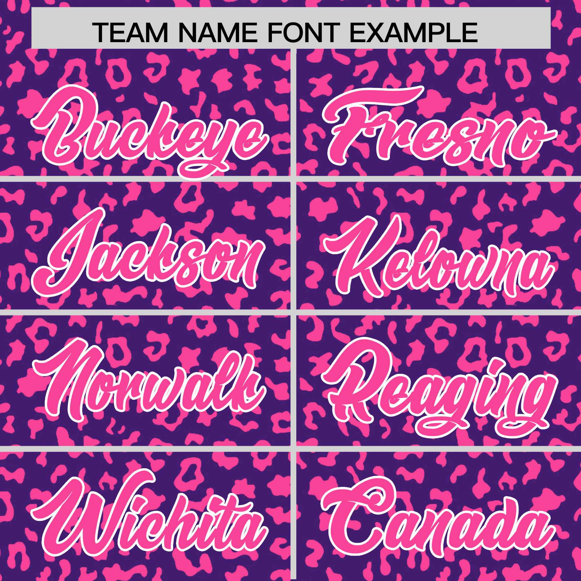 Custom Purple Pink Varsity Full-Zip Letterman Leopard Print Jacket Hoodie