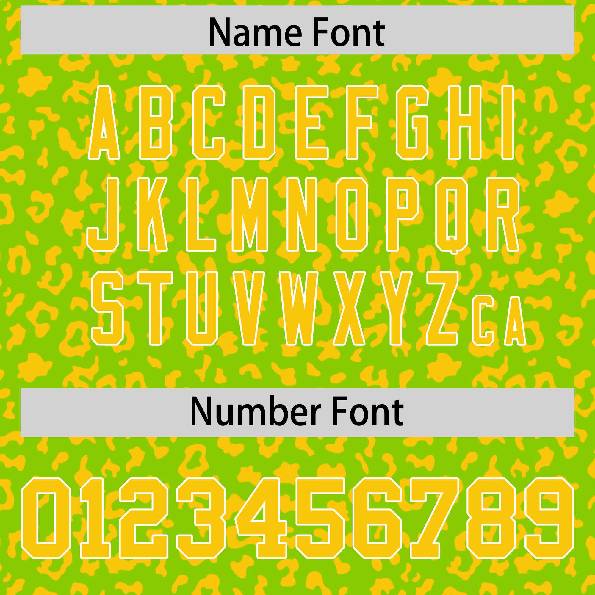 Custom Neon Green Gold Varsity Full-Zip Letterman Leopard Print Jacket Hoodie