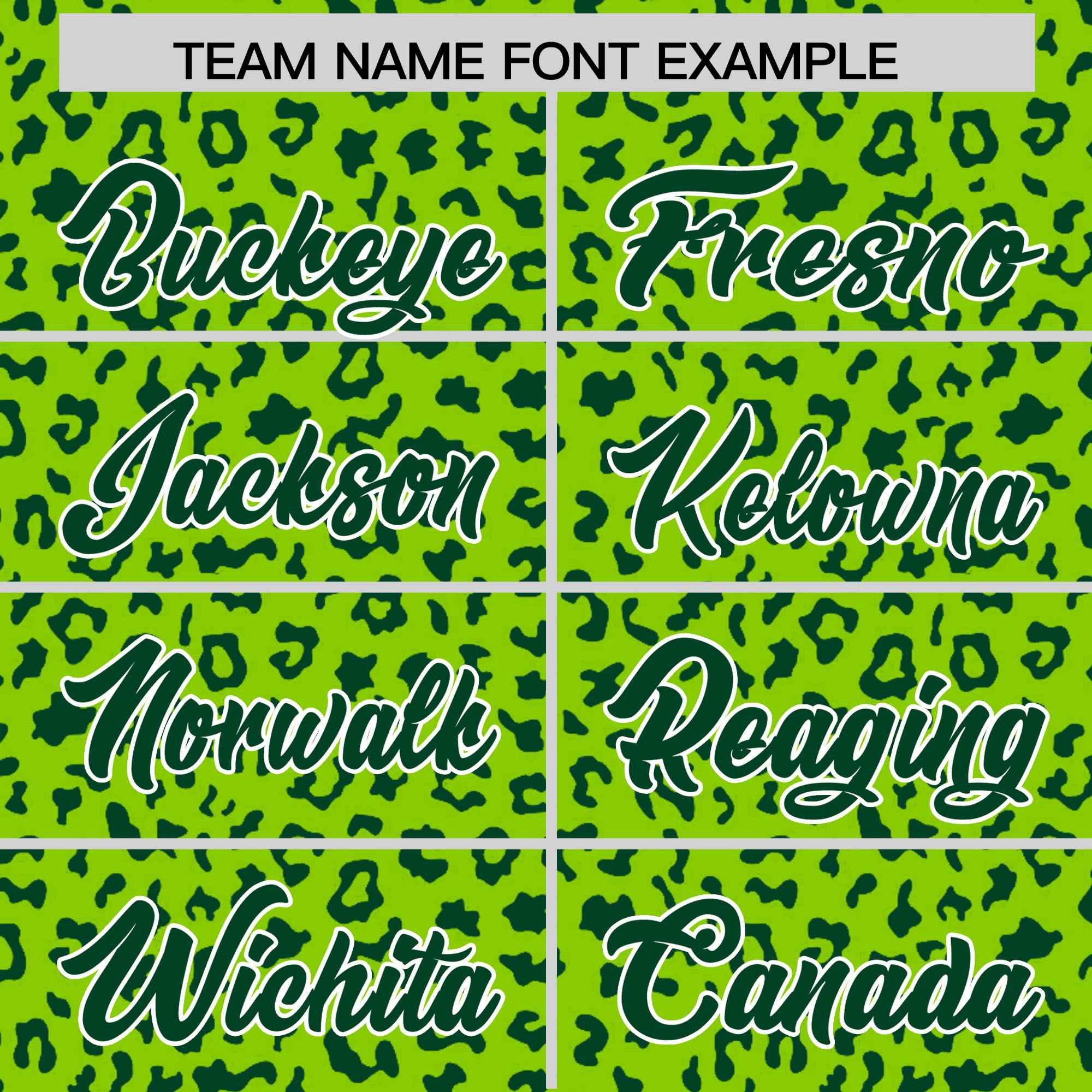 Custom Neon Green Green Varsity Full-Zip Letterman Leopard Print Jacket Hoodie