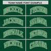 Custom Green Cream Raglan Sleeves Varsity Full-Snap Letterman Two Tone Jacket Hoodie
