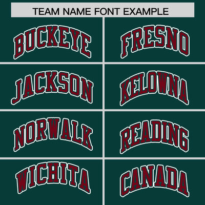 Custom Midnight Green Crimson Raglan Sleeves Varsity Full-Snap Letterman Two Tone Jacket Hoodie