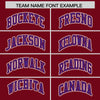 Custom Crimson Purple Raglan Sleeves Varsity Full-Snap Letterman Two Tone Jacket Hoodie