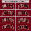 Custom Crimson Cream Raglan Sleeves Varsity Full-Snap Letterman Two Tone Jacket Hoodie
