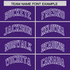 Custom Purple White Raglan Sleeves Varsity Full-Snap Letterman Two Tone Jacket Hoodie