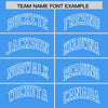 Custom Powder Blue White Raglan Sleeves Varsity Full-Snap Letterman Two Tone Jacket Hoodie