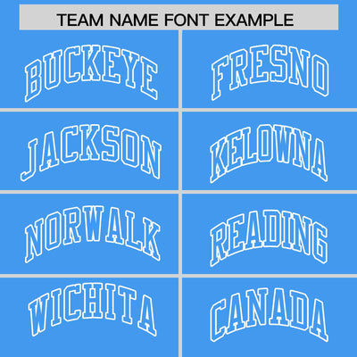 Custom Powder Blue White Raglan Sleeves Varsity Full-Snap Letterman Two Tone Jacket Hoodie