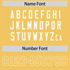 Custom Yellow White Raglan Sleeves Varsity Full-Snap Letterman Two Tone Jacket Hoodie