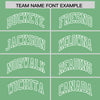 Custom Green White Raglan Sleeves Varsity Full-Snap Letterman Two Tone Jacket Hoodie