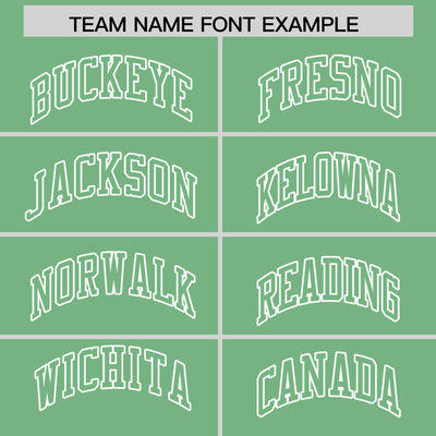 Custom Green White Raglan Sleeves Varsity Full-Snap Letterman Two Tone Jacket Hoodie