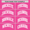 Custom Pink White Raglan Sleeves Varsity Full-Snap Letterman Two Tone Jacket Hoodie