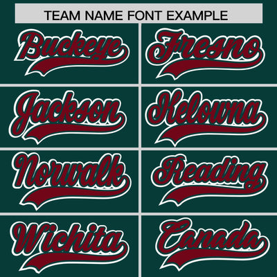 Custom Midnight Green Crimson Raglan Sleeves Varsity Full-Snap Letterman Two Tone Jacket Hoodie
