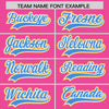 Custom Pink Gold Raglan Sleeves Varsity Full-Snap Letterman Two Tone Jacket Hoodie