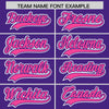 Custom Purple Pink Raglan Sleeves Varsity Full-Snap Letterman Two Tone Jacket Hoodie