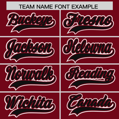 Custom Crimson Black Raglan Sleeves Varsity Full-Snap Letterman Two Tone Jacket Hoodie
