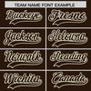 Custom Brown Cream Raglan Sleeves Varsity Full-Snap Letterman Two Tone Jacket Hoodie
