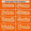 Custom Orange White Raglan Sleeves Varsity Full-Snap Letterman Two Tone Jacket Hoodie