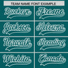 Custom Aqua White Raglan Sleeves Varsity Full-Snap Letterman Two Tone Jacket Hoodie