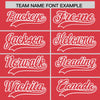 Custom Light Red White Raglan Sleeves Varsity Full-Snap Letterman Two Tone Jacket Hoodie