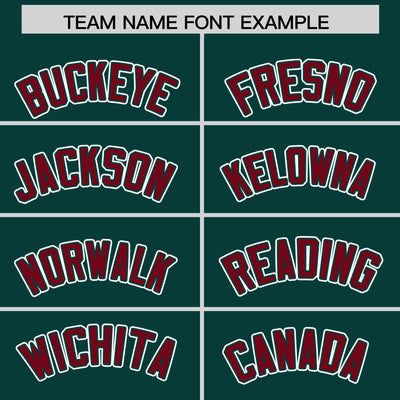 Custom Midnight Green Crimson Raglan Sleeves Varsity Full-Snap Letterman Two Tone Jacket Hoodie