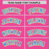 Custom Pink Gold Raglan Sleeves Varsity Full-Snap Letterman Two Tone Jacket Hoodie