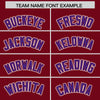 Custom Crimson Purple Raglan Sleeves Varsity Full-Snap Letterman Two Tone Jacket Hoodie