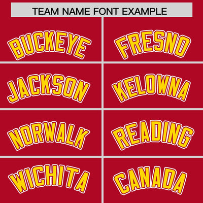 Custom Red Gold Raglan Sleeves Varsity Full-Snap Letterman Two Tone Jacket Hoodie