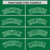 Custom Kelly Green White Raglan Sleeves Varsity Full-Snap Letterman Two Tone Jacket Hoodie