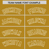 Custom Old Gold White Raglan Sleeves Varsity Full-Snap Letterman Two Tone Jacket Hoodie