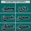 Custom Aqua Black Raglan Sleeves Varsity Full-Snap Letterman Two Tone Jacket Hoodie