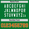 Custom Kelly Green Orange Raglan Sleeves Varsity Full-Snap Letterman Two Tone Jacket Hoodie