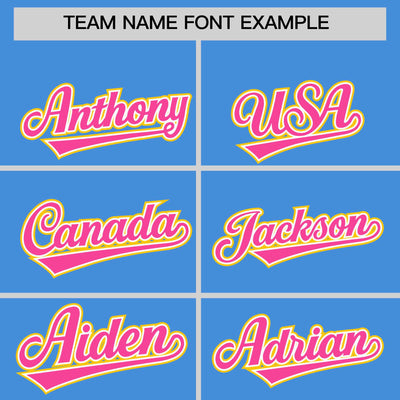 Custom Powder Blue Gold-Pink Raglan Sleeves Varsity Full-Snap Letterman Two Tone Jacket Hoodie