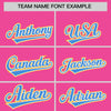 Custom Pink Gold Raglan Sleeves Varsity Full-Snap Letterman Two Tone Jacket Hoodie