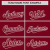 Custom Crimson White Raglan Sleeves Varsity Full-Snap Letterman Two Tone Jacket Hoodie
