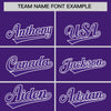 Custom Purple White Raglan Sleeves Varsity Full-Snap Letterman Two Tone Jacket Hoodie