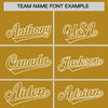 Custom Old Gold White Raglan Sleeves Varsity Full-Snap Letterman Two Tone Jacket Hoodie