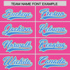 Custom Pink Green-Powder Blue Raglan Sleeves Varsity Full-Snap Letterman Two Tone Jacket Hoodie