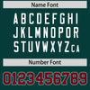 Custom Midnight Green Crimson Raglan Sleeves Varsity Full-Snap Letterman Two Tone Jacket Hoodie