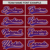 Custom Crimson Purple Raglan Sleeves Varsity Full-Snap Letterman Two Tone Jacket Hoodie