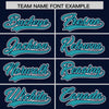 Custom Navy Aqua Raglan Sleeves Varsity Full-Snap Letterman Two Tone Jacket Hoodie