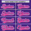 Custom Purple Pink Raglan Sleeves Varsity Full-Snap Letterman Two Tone Jacket Hoodie