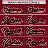 Custom Crimson Cream Raglan Sleeves Varsity Full-Snap Letterman Two Tone Jacket Hoodie