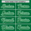 Custom Kelly Green White Raglan Sleeves Varsity Full-Snap Letterman Two Tone Jacket Hoodie