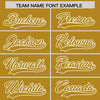 Custom Old Gold White Raglan Sleeves Varsity Full-Snap Letterman Two Tone Jacket Hoodie
