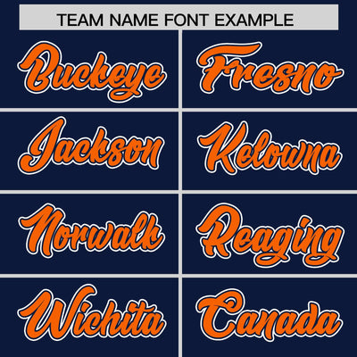Custom Navy Orange Raglan Sleeves Varsity Full-Snap Letterman Two Tone Jacket Hoodie