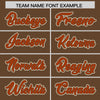 Custom Light Brown Cream Raglan Sleeves Varsity Full-Snap Letterman Two Tone Jacket Hoodie