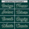Custom Midnight Green Cream Raglan Sleeves Varsity Full-Snap Letterman Two Tone Jacket Hoodie