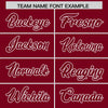 Custom Crimson White Raglan Sleeves Varsity Full-Snap Letterman Two Tone Jacket Hoodie